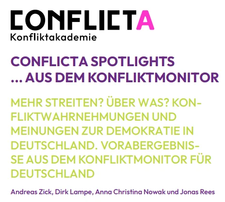 Auf dem Bild ist das farbenfrohe Cover eines Berichtes zu erkennen.