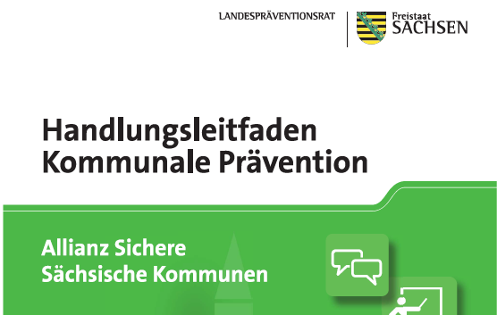 Das Titelblatt des Handlungsleitfadens Kommunale Prävention ist abgebildet.