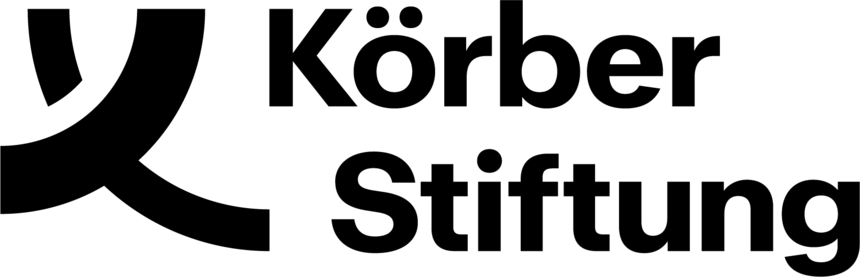 Logo der Körber-Stiftung mit schwarzer Schrift auf weißem Grund.