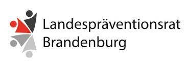 Logo des Landespräventionsrates Brandenburg aus schwarzer Schrift auf weißem Hintergrund.