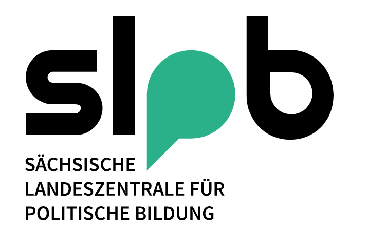 Aufschrift slpb: Sächsische Landezentrale für Politische Bildung