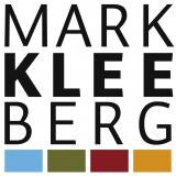 Das Logo der Stadt Markkleeberg in blau.