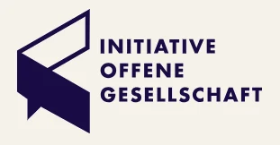 Auf dem Bild ist das geometrische Logo der »Initiative Offene Gesellschaft« abgebildet.