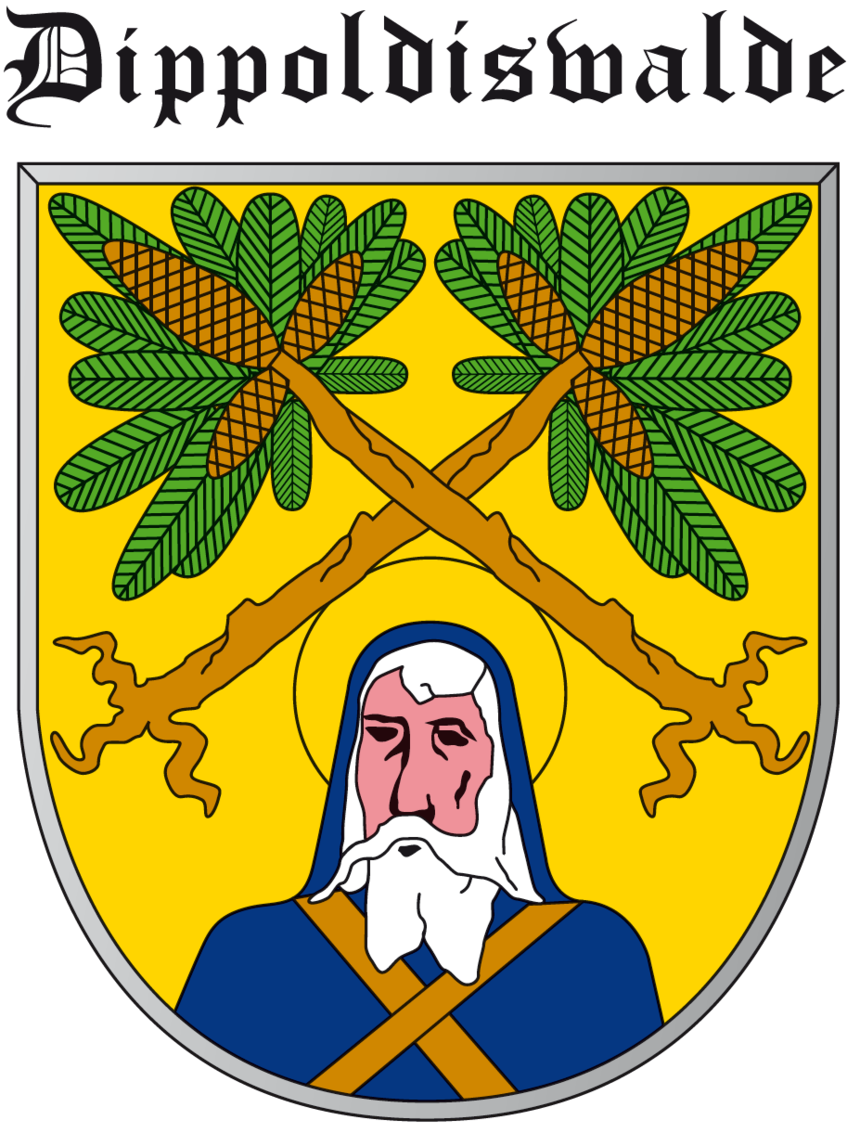 Das Stadtwappen von Dippoldiswalde.